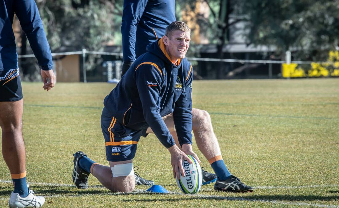 Tom Cusack and the Brumbies return to rugby on Saturday night. Picture: Karleen Minney