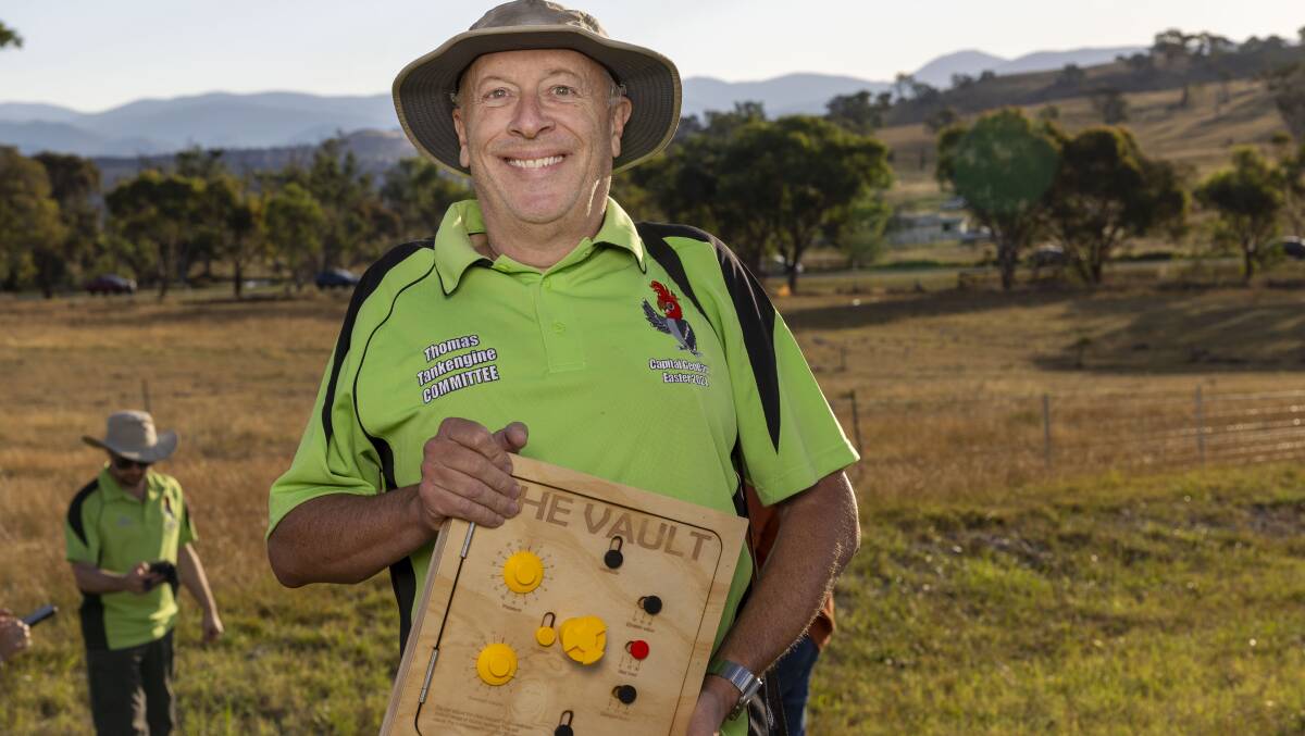 Thomas Schulze is one of just three Australian charter Geocaching members. He has been finding and hiding geocaches in Canberra for more than 20 years. Picture by Gary Ramage