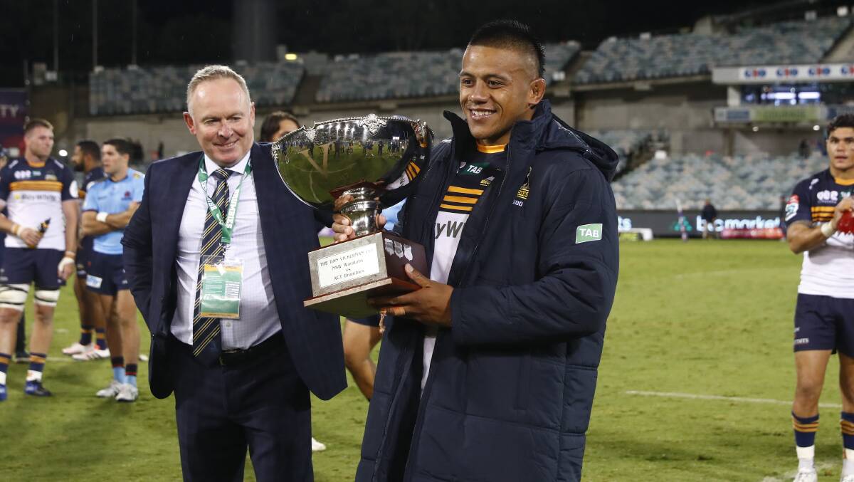 If no one was there to see the Brumbies beat the Waratahs, did it really happen? Picture: Keegan Carroll