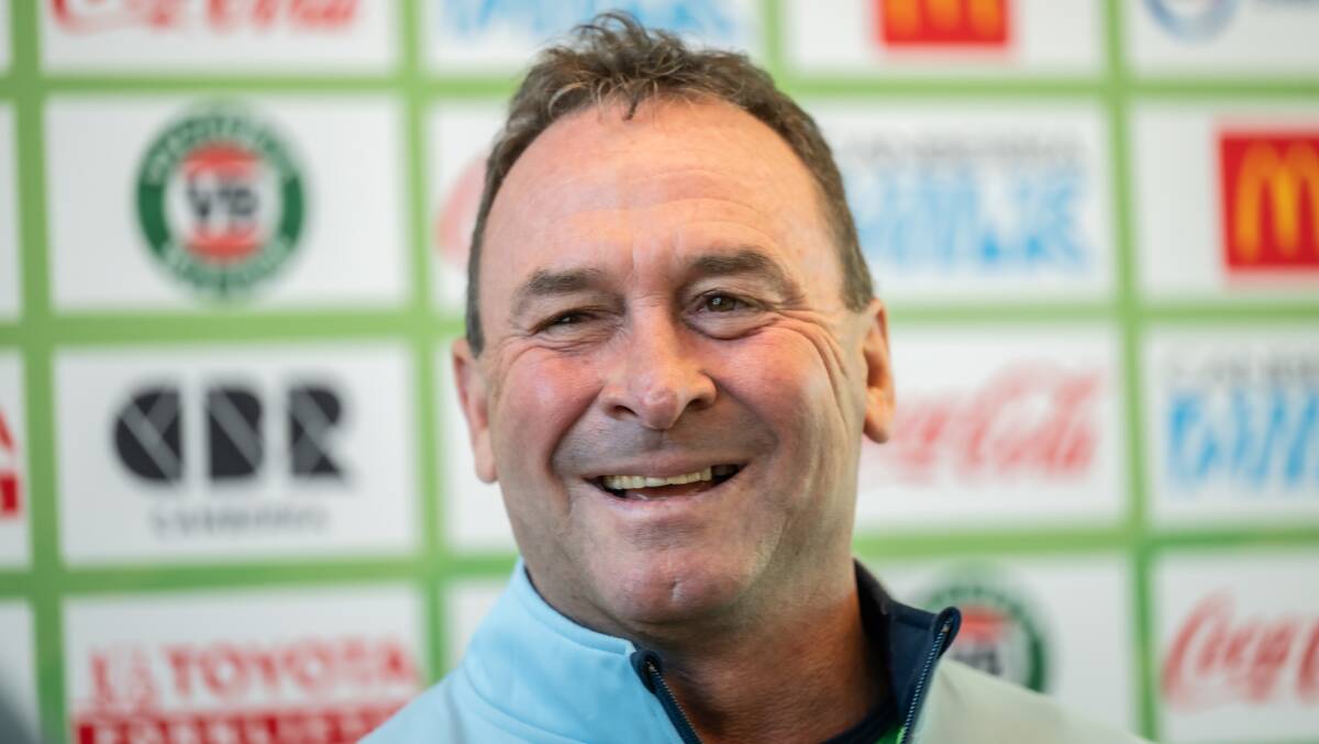 Raiders coach Ricky Stuart. Picture by Karleen Minney