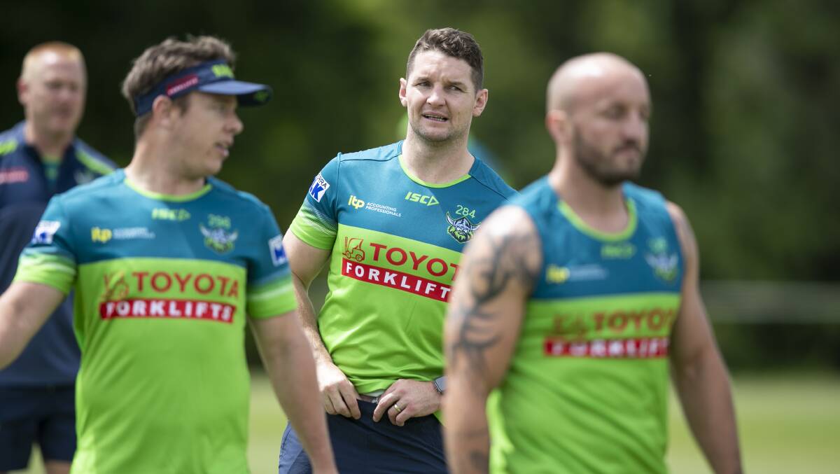 Jarrod Croker's surgically-repaired knee is allowing him to increase his training load. Picture: Keegan Carroll