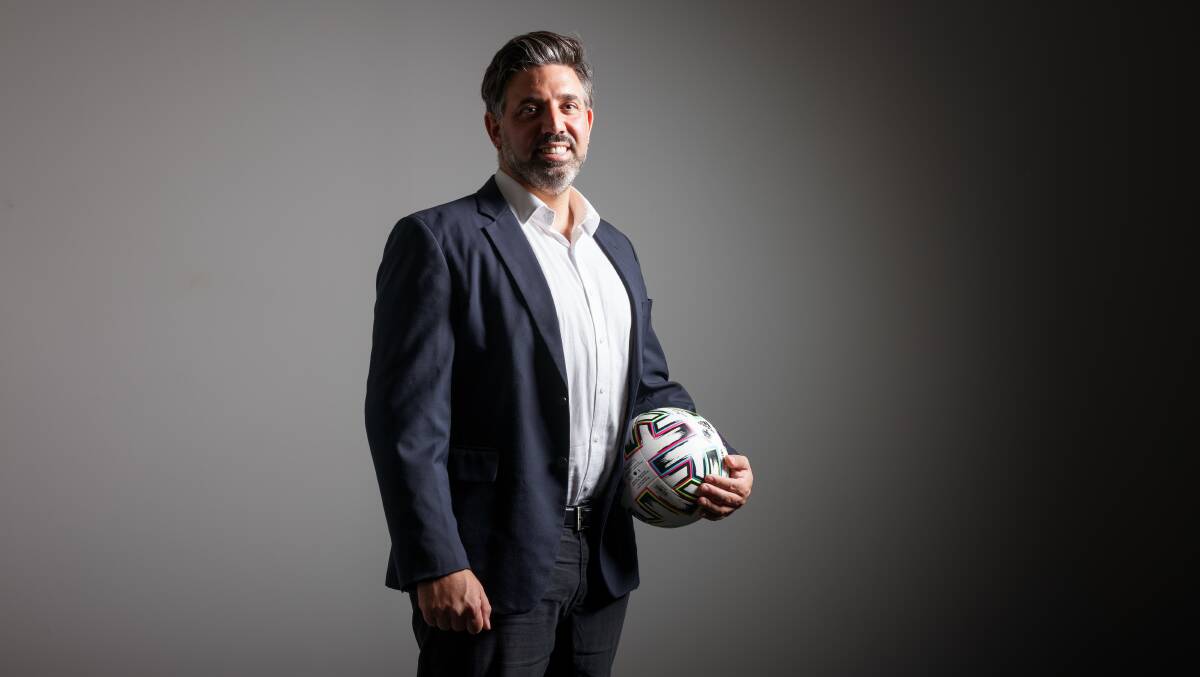 Michael Caggiano is leading the process to find investors for Canberra's A-League team. Picture by Sitthixay Ditthavong