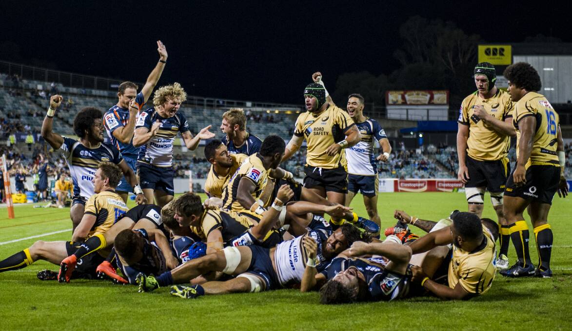 The Brumbies beat the Force in the Perth side's last Super Rugby game in 2017. Picture: Jamila Toderas