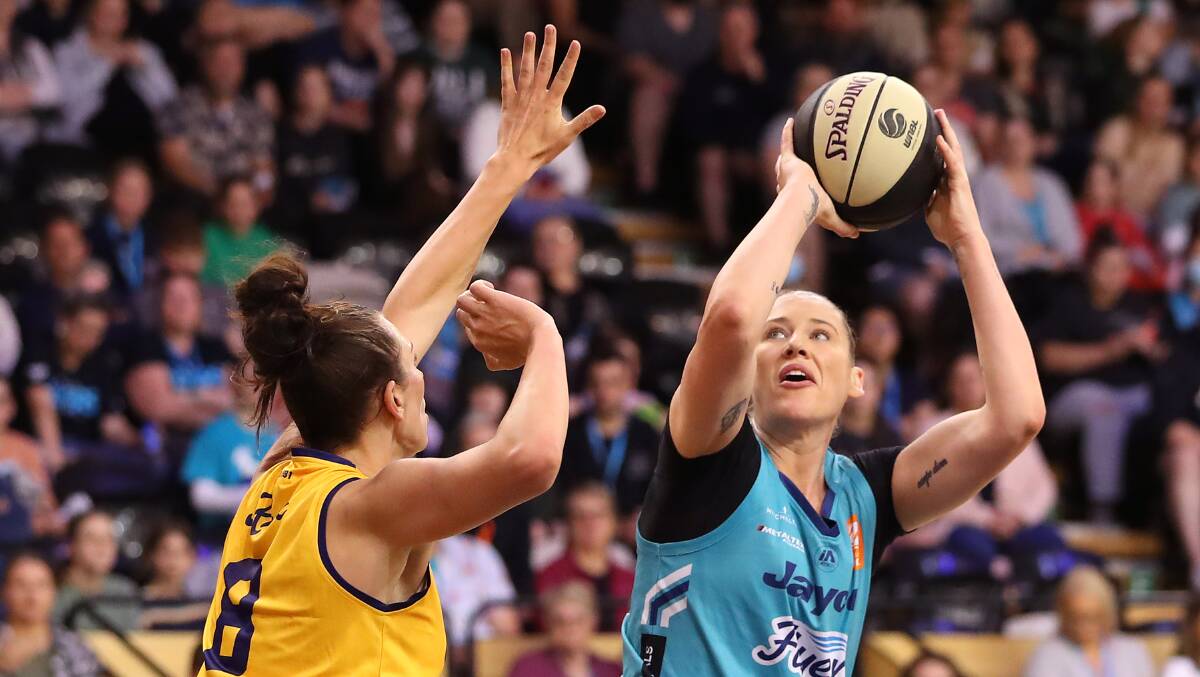 Lauren Jackson was solid in just her second game against the Capitals in more than 20 years. Picture Getty Images