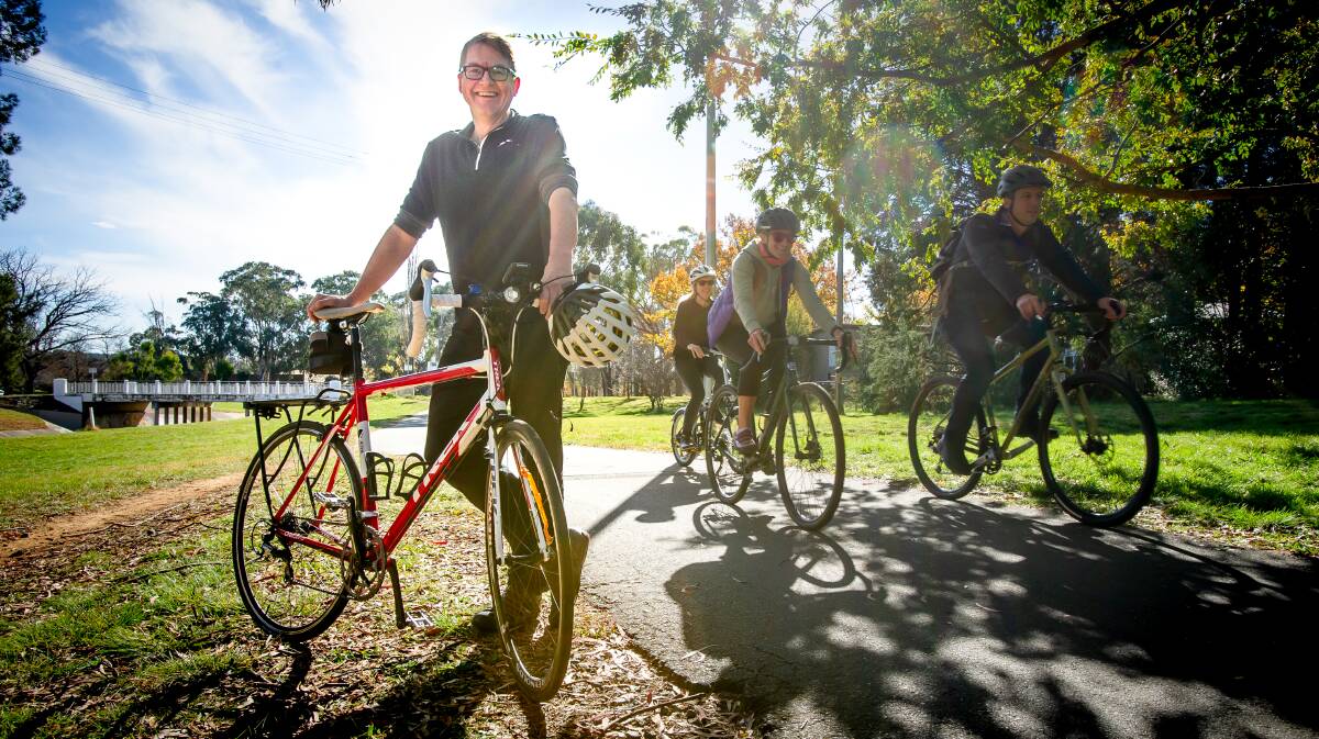 Pedal Power chief executive Ian Ross has called for more cycling infrastructure investment. Picture: Elesa Kurtz