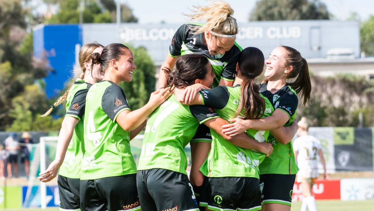 Canberra United hadn't won two games in a row since 2020 until last weekend. Picture by Elesa Kurtz