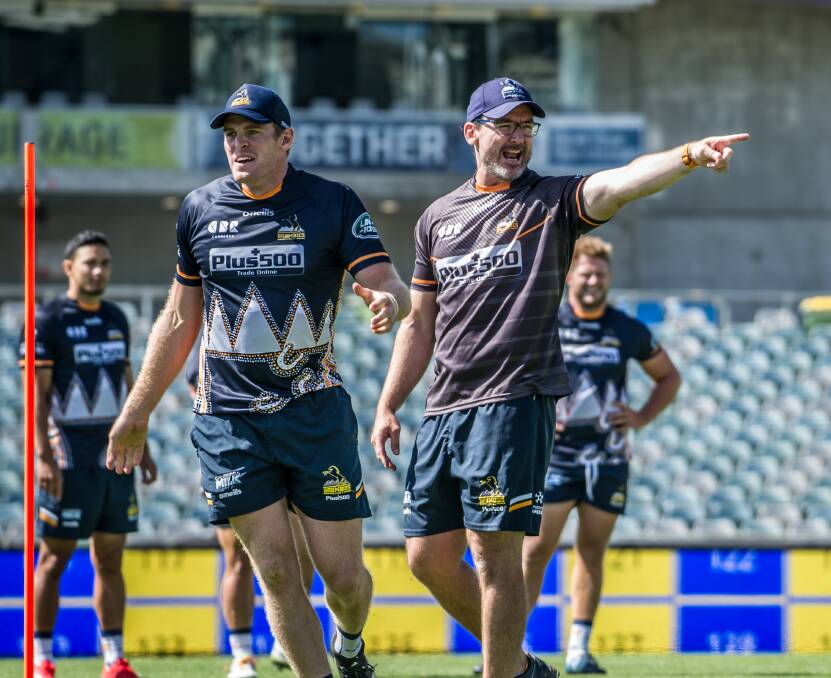 Brumbies coach Dan McKellar, right, says change can be good. Picture: Karleen Minney