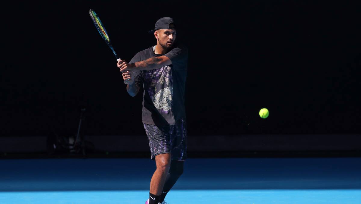 Nick Kyrgios will fly to Europe on Wednesday to relaunch his career after six months of off-court struggles. Picture Getty Images