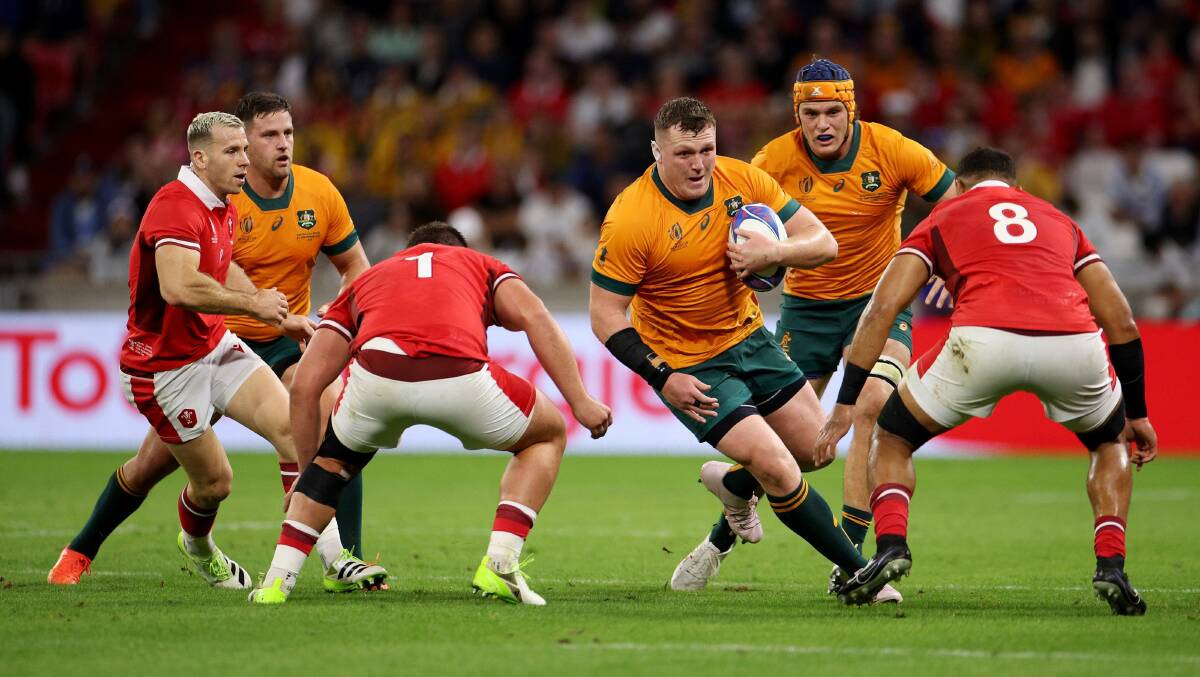 The Wallabies suffered a record loss against Wales, ending their World Cup campaign. Picture World Rugby