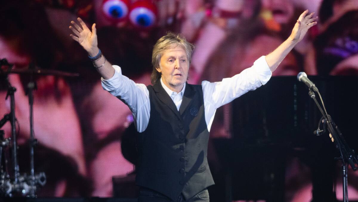 Paul McCartney will play six shows on his Australian tour, but he's not stopping in Canberra. Picture Getty Images