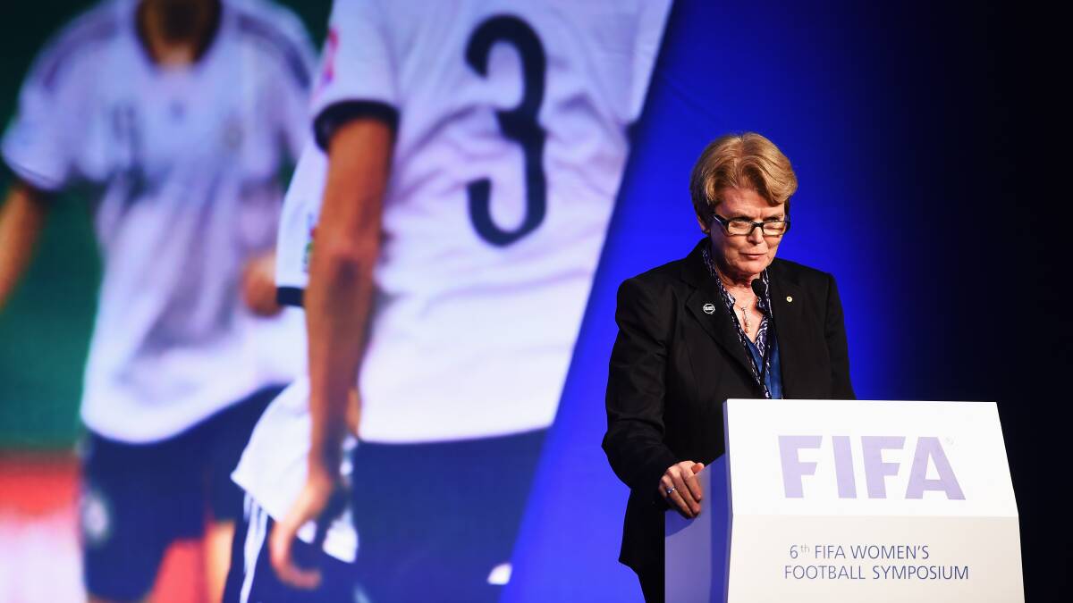 Heather Reid was one of the drivers for the creating of a women's FIFA World Cup. Picture Getty Images