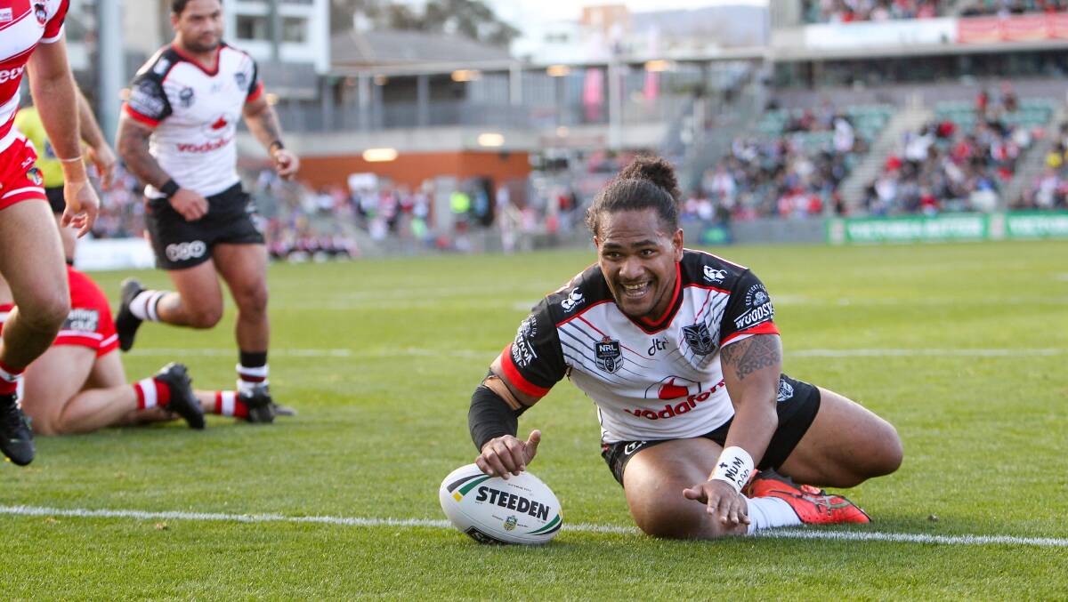Solomone Kata played for the New Zealand Warriors before switching to the Brumbies. Picture: Adam McLean