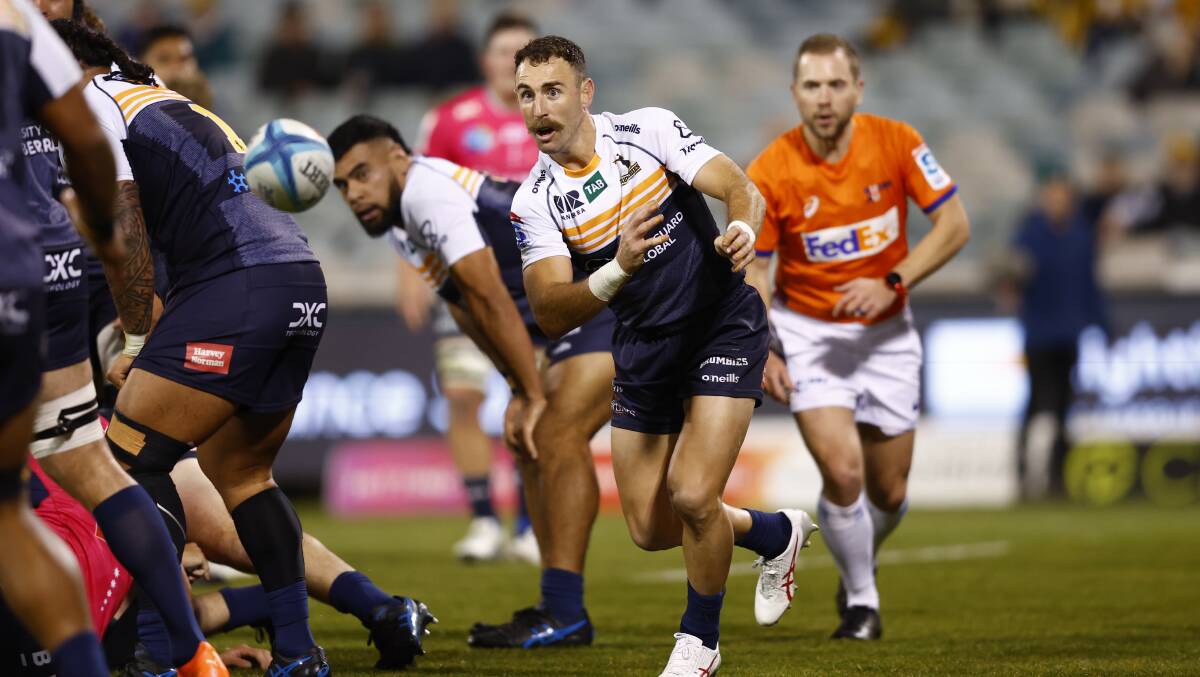 Nic White has finished at the Brumbies and will join the Western Force next season. Picture by Keegan Carroll