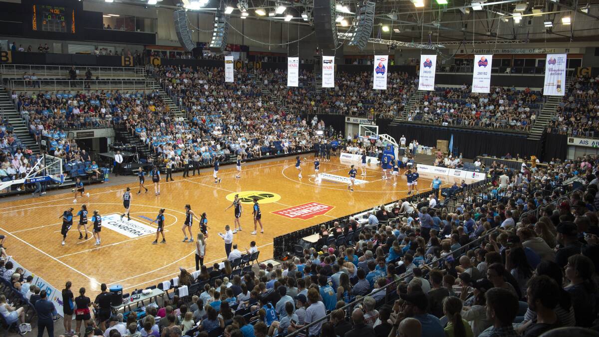 The Capitals are hoping to use the AIS Arena as their WNBL base. Picture by Karleen Minney