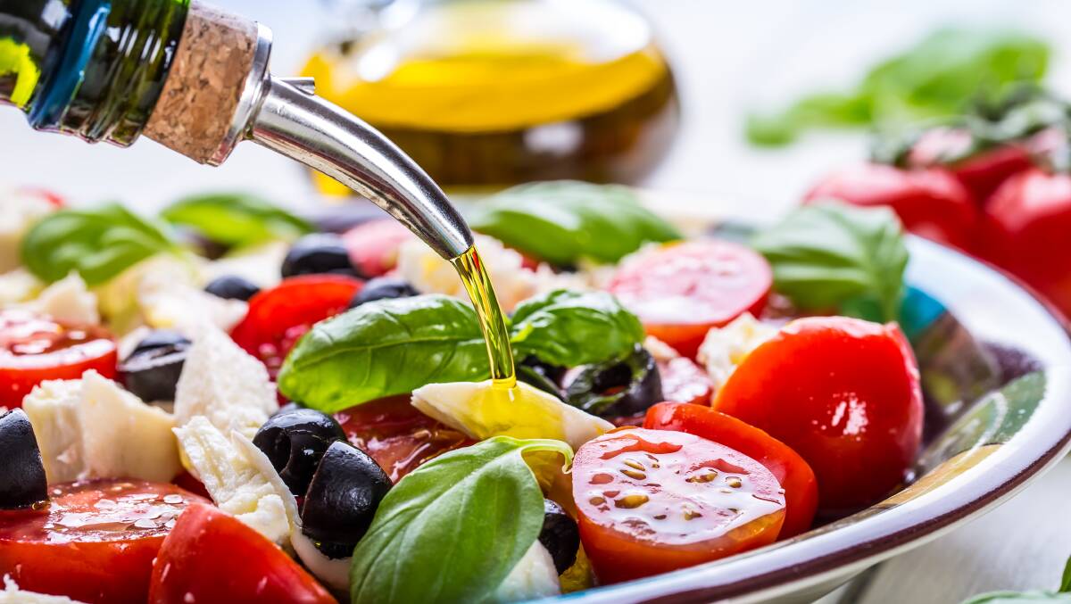 IMPROVING YOUR FORKFUL: Eating a Mediterranean diet could help lower blood pressure, but it's also associated with improving erectile dysfunction. Picture: Shutterstock.