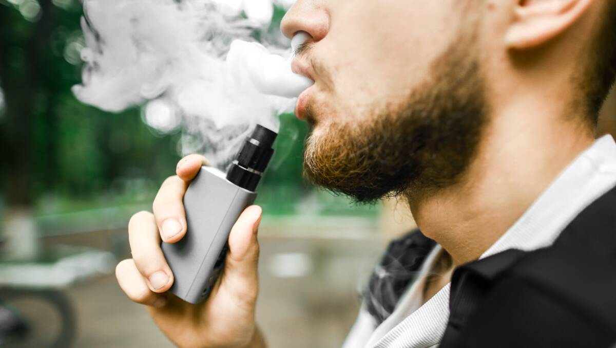 According to a US study e-cigarettes were linked to lower success rates for those who tried to quit smoking, and they weren't any better at preventing relapses. Picture: Shutterstock.