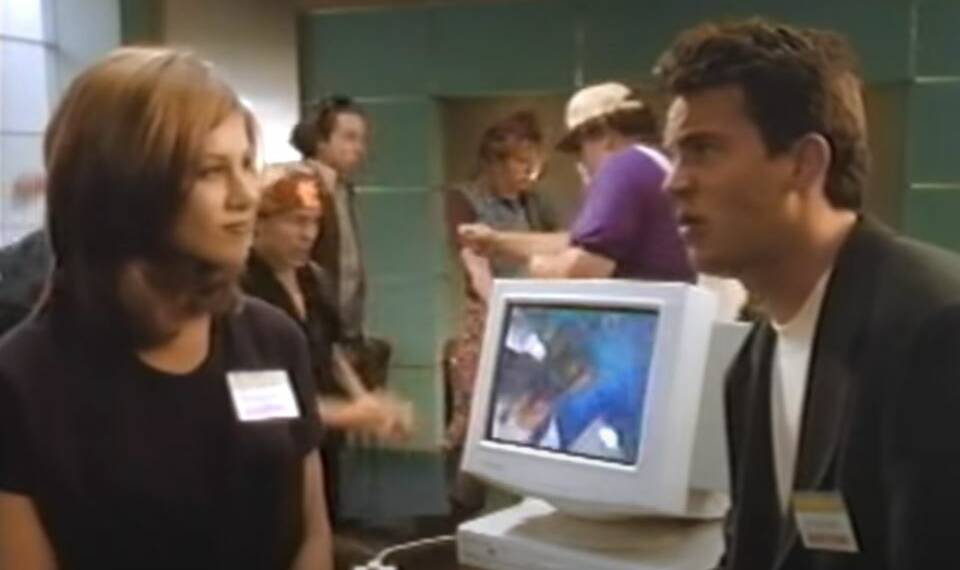 ANNIVERSARY: Microsoft hired Friends stars Jennifer Aniston and Matthew Perry for a Windows 95 tutorial video as part of the product launch 25 years ago.