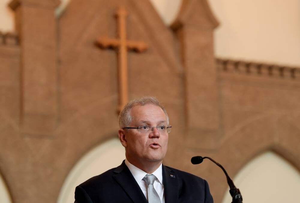 So Prime Minister I'm sure the nation would love to know what you are praying for. Picture: Getty Images