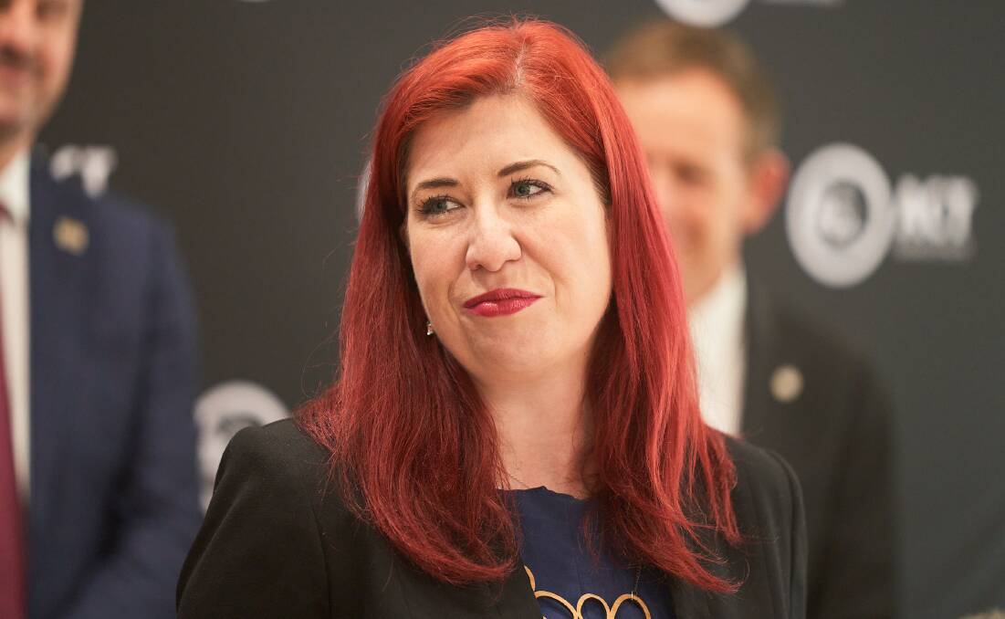 Business Minister Tara Cheyne said the grants could cover marketing campaigns, industry recruitment strategies and research into what skill shortages ACT employers face. Picture: Matt Loxton