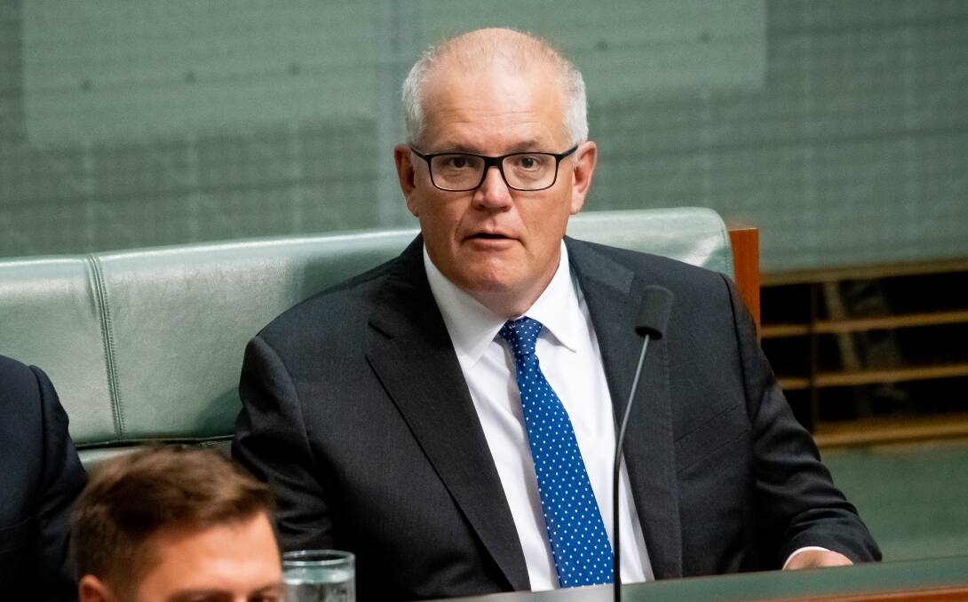 Former Prime Minister Scott Morrison's outsourcing addiction didn't save any money and it didn't improve services for the community or public sector workplaces. Picture by Elesa Kurtz