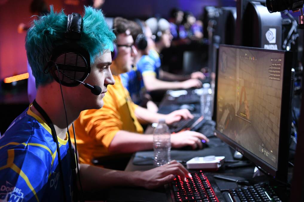 Tyler 'Ninja' Blevins, who makes $500,000 per month playing video games. Picture: Getty Images