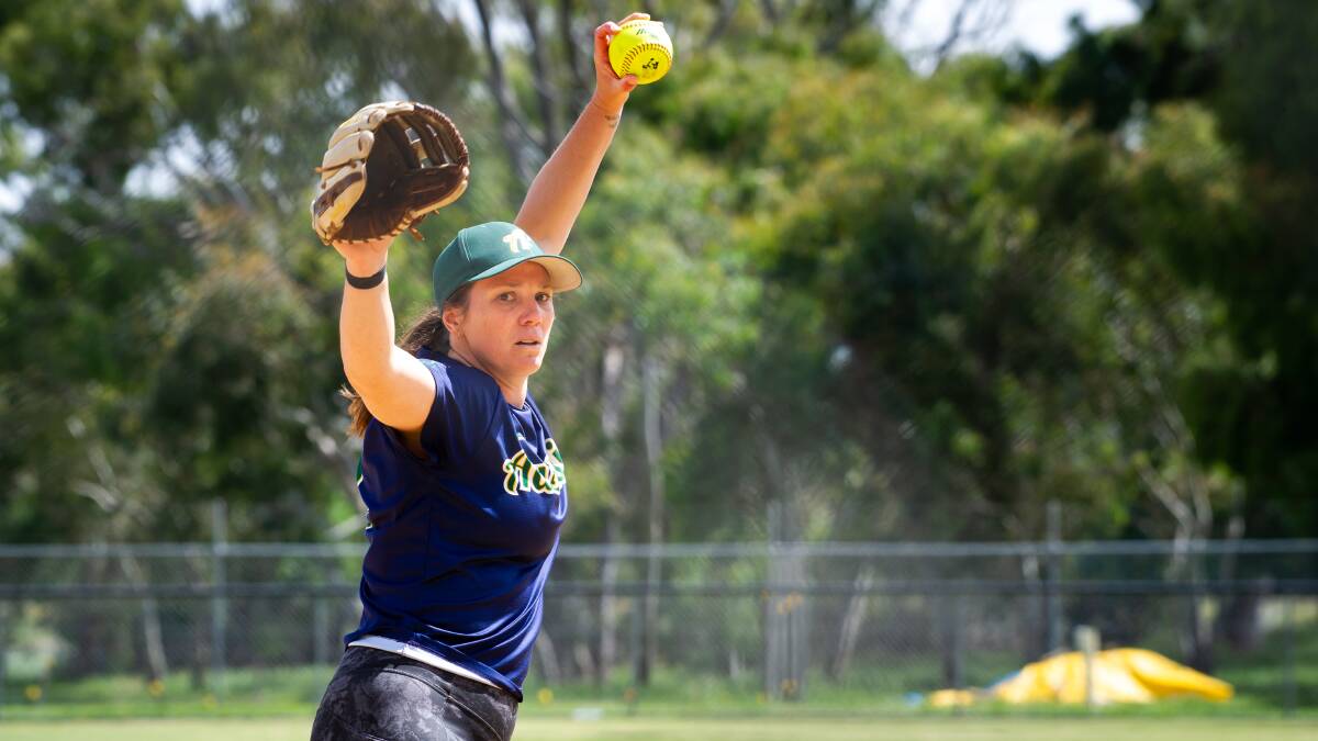 The Tokyo Games will now most likely be star pitcher Kaia Parnaby's only chance to represent Australia at an Olympics. Picture: Elesa Kurtz 