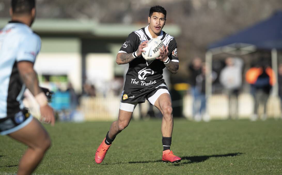 Yass Magpies five-eighth Nofoaiga Limoni is enjoying his time at the club. Picture: Keegan Carroll
