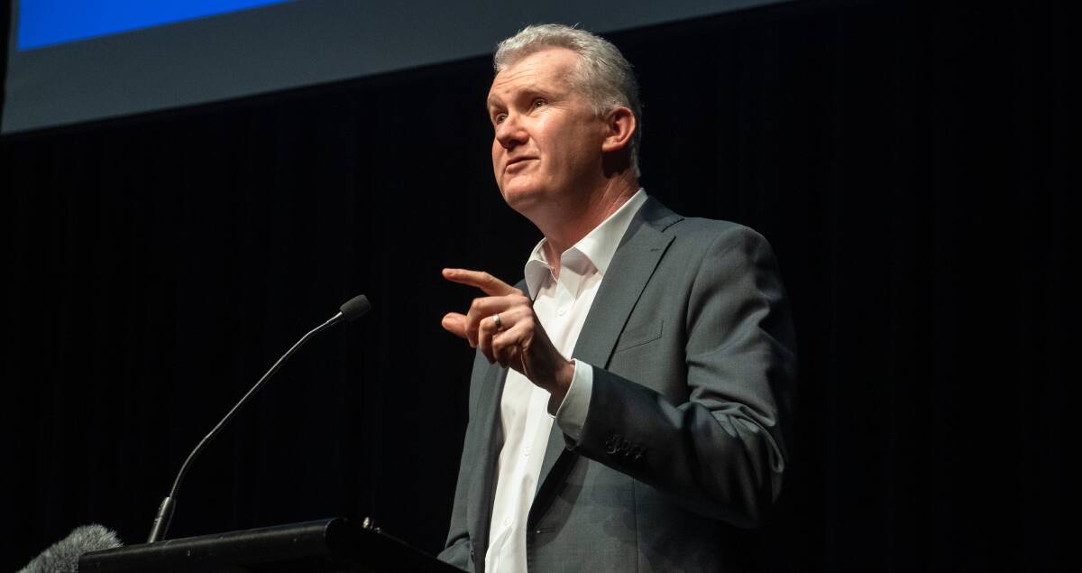 It is unsurprising that Workplace Relations Minister Tony Burke has been so busy lately. Picture by Elesa Kurtz