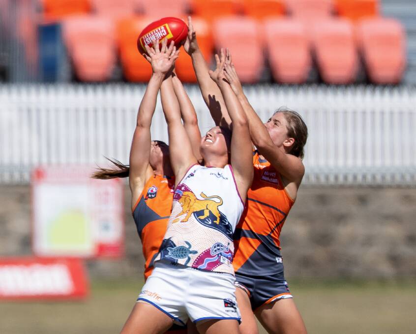The Giants played the Brisbane Lions last year at Manuka Oval. Picture by Sitthixay Ditthavong