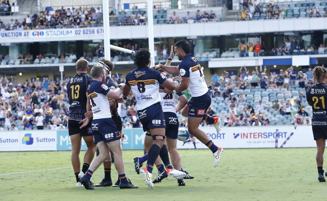 The ACT Brumbies are preparing to sell off a portion of the organisation. Picture by Keegan Carroll
