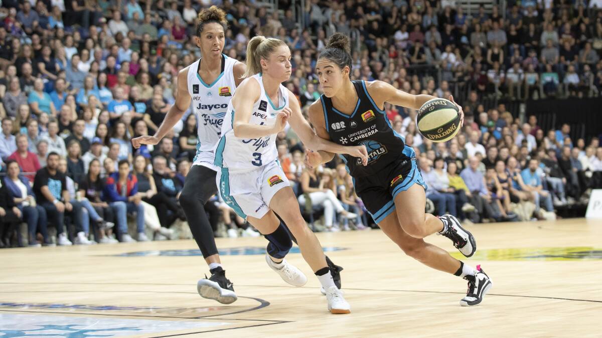 Kia Nurse was one of Canberra's best players. Picture: Sitthixay Ditthavong