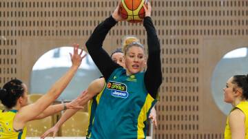 Lauren Jackson last featured for the Opals in 2013. Picture: Katherine Griffiths