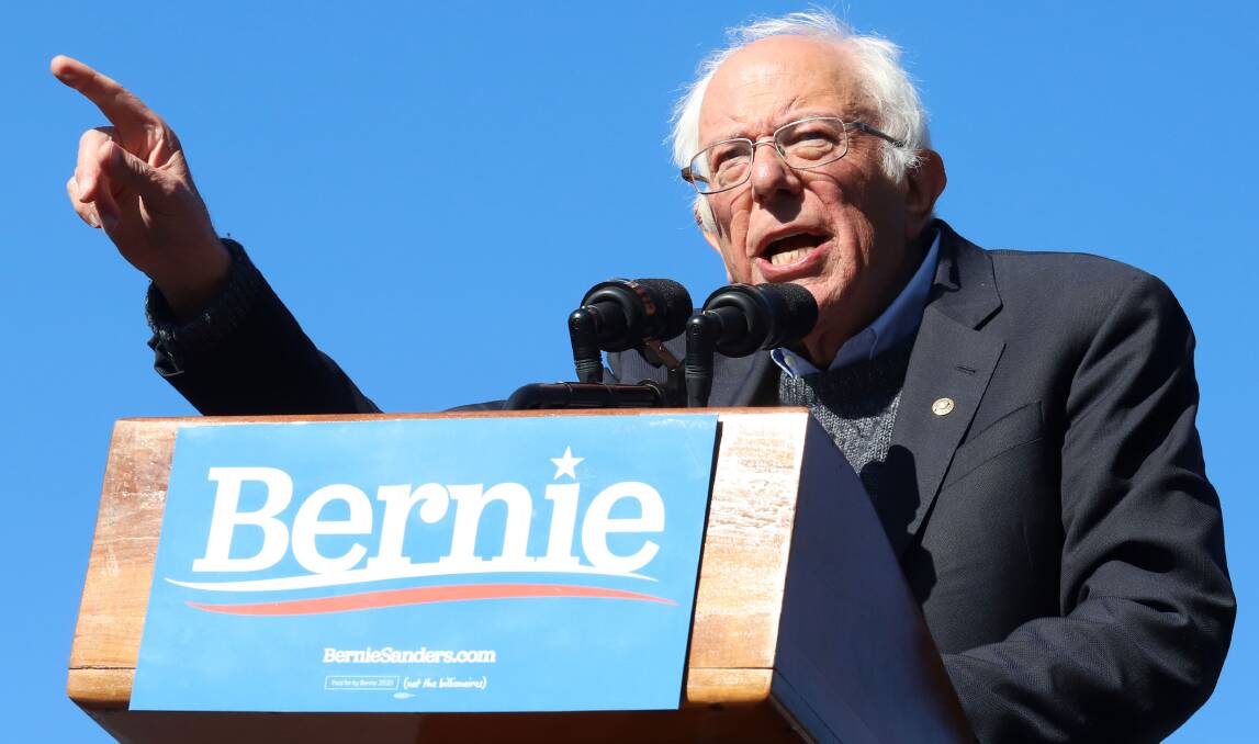 The Democratic frontrunner, Senator Bernie Sanders, has revolutionised electoral fundraising. Picture: Shutterstock 
