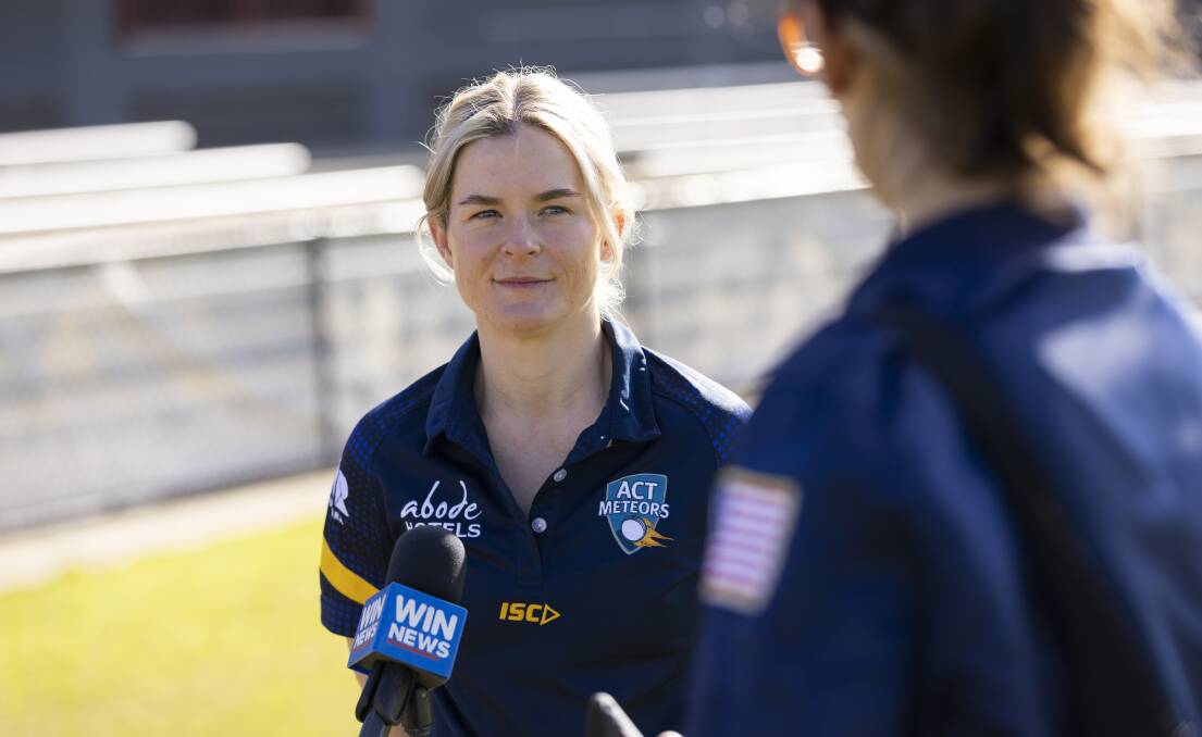 Katie Mack is inspired by past ACT Meteors captains. Picture: Keegan Carroll