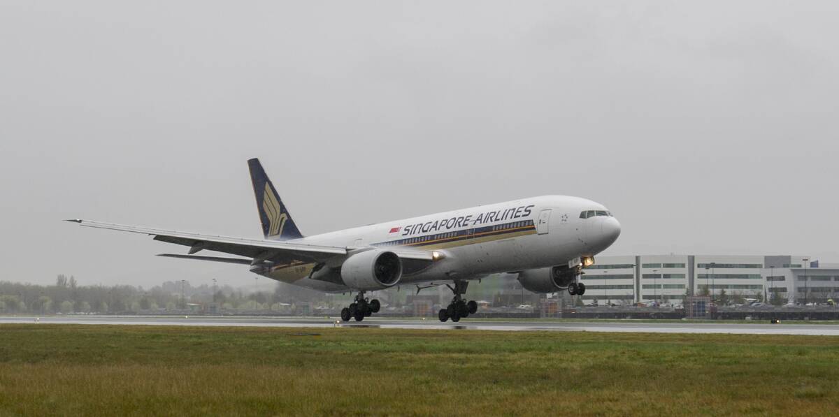 Singapore Airlines has 'no immediate plans' to reinstate services to Canberra. Picture by Jay Cronan