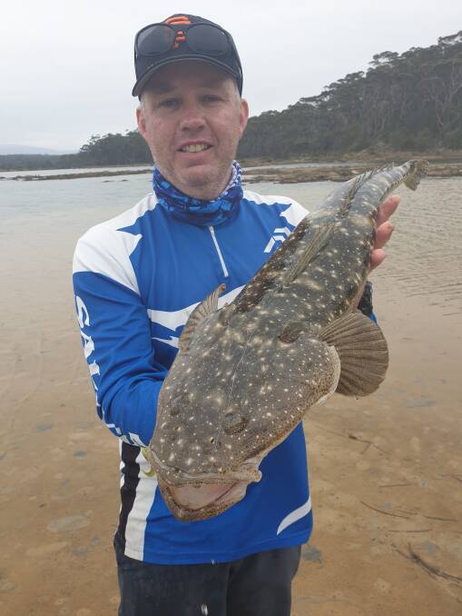 
Flathead fishing is firing in the lead up to Christmas. Ben lured this solid fish from a far south coast estuary.