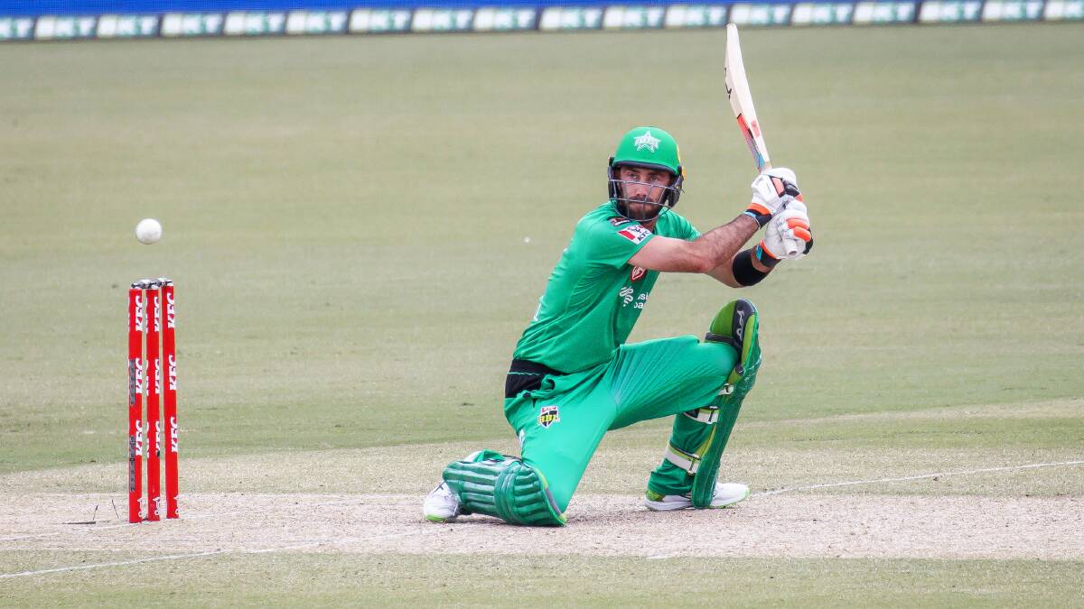 Glenn Maxwell scored 39 for the Melbourne Stars. Picture: Sitthixay Ditthavong