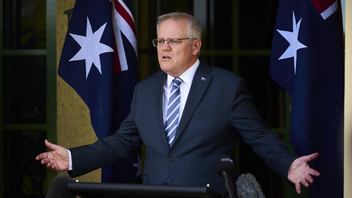 Morrison the Conjurer has performed yet another smoke-and-mirrors trick. Picture: Getty Images