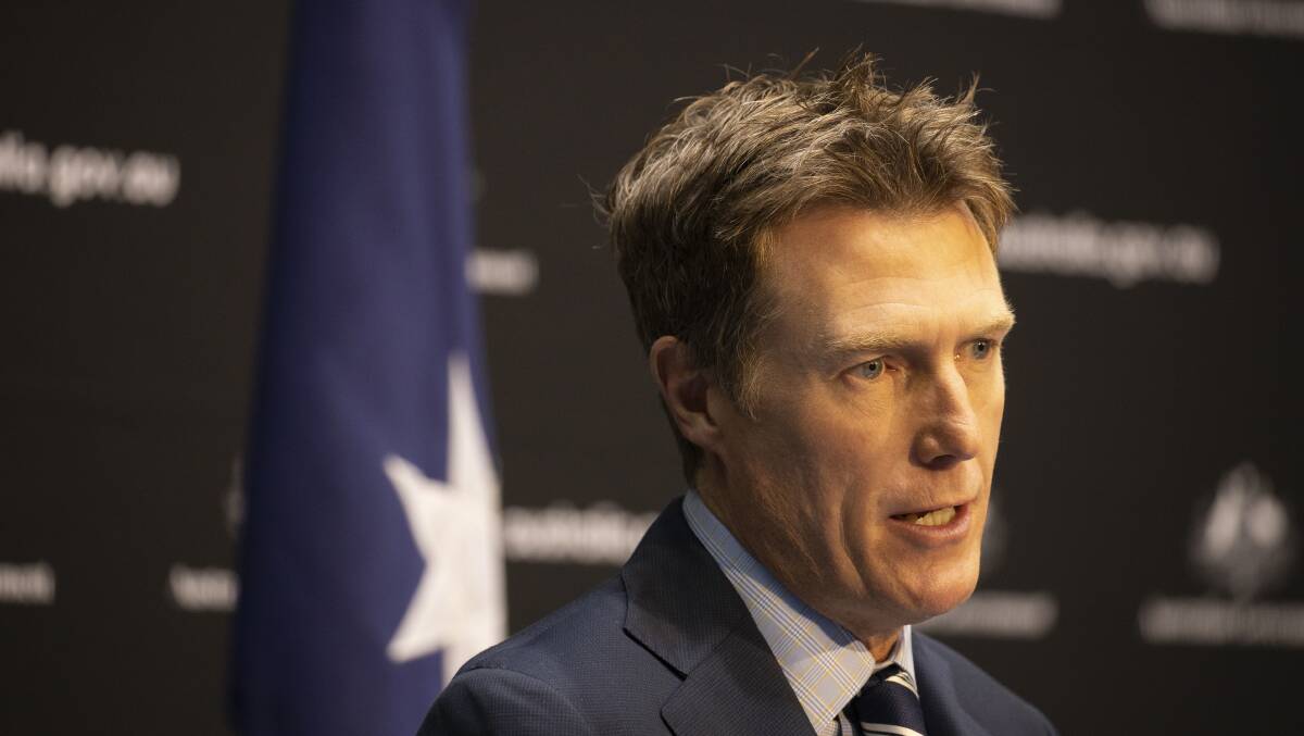 Attorney-General Christian Porter, who has finalised details on his new JobKeeper scheme. Picture: Sitthixay Ditthavong