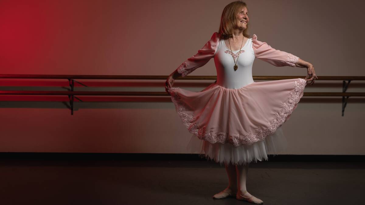 Helen Crampton is still dancing at 84. Picture by Marina Neil