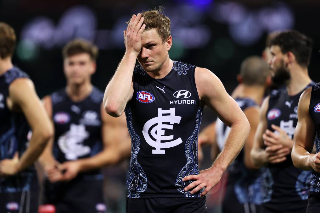 Some soul searching is due, with Carlton once again among the AFL's most disappointing sides this season. Photo: Mark Kolbe/Getty Images