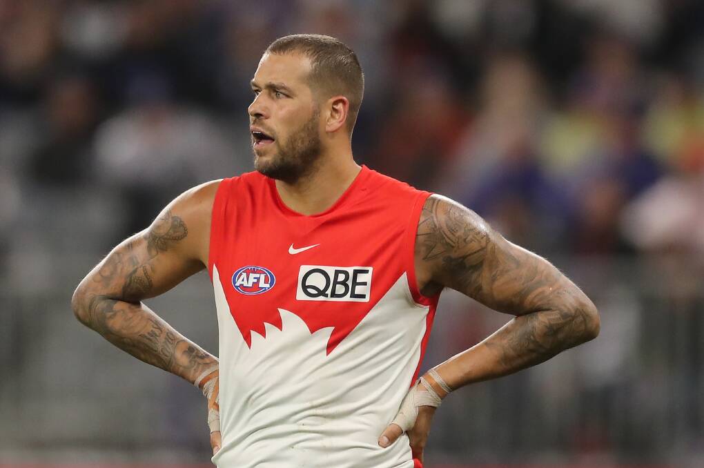 Lance Franklin could pass 1000 goals. Photo: Will Russell via Getty Images