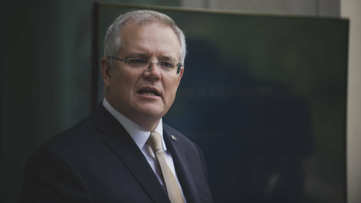 BRAZEN: Morrison has played politics with an anti-corruption commission. It could come back to bite him. Picture: Dion Georgopoulos