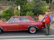 RECOVERY: Richard Nash with his Mercedes Benz named Bert which he restored after suffering a stroke. Picture: supplied