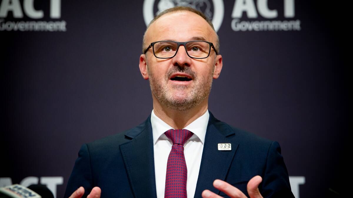 ACT Chief Minister and Treasurer Andrew Barr is a member of the Council on Federal Financial Relations. Picture by Elesa Kurtz