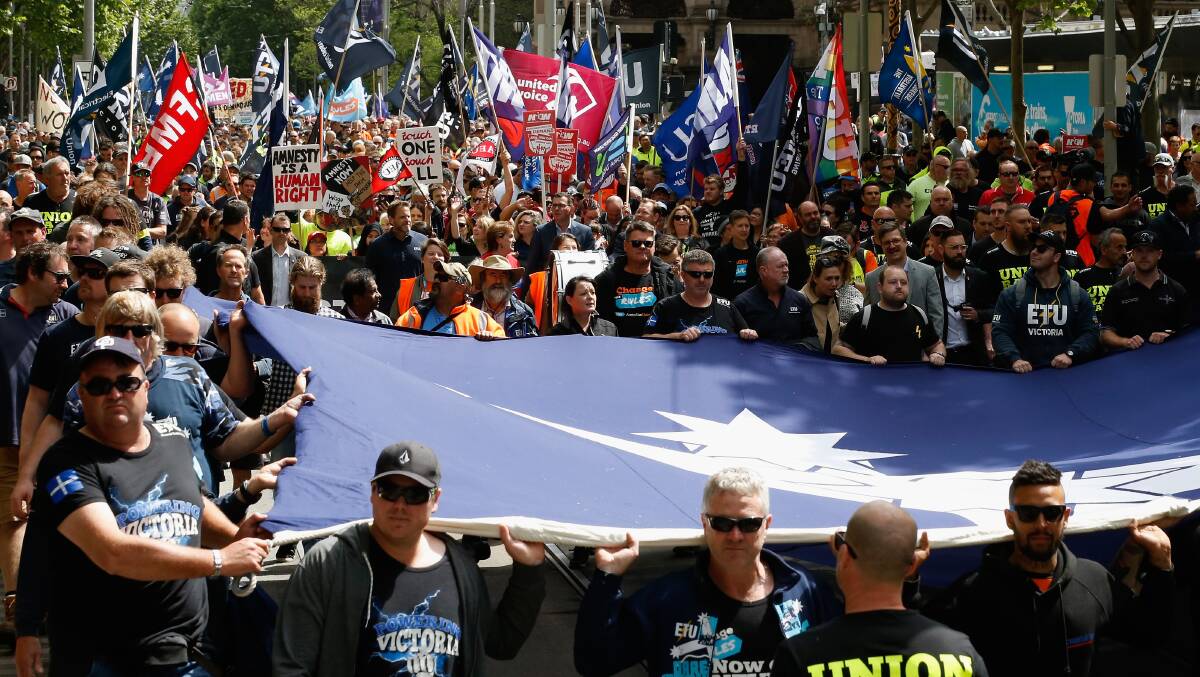"They did everything they could to shackle, weaken and destroy the union movement and other progressive sections of civil society," writes John Falzon. Picture Getty Images