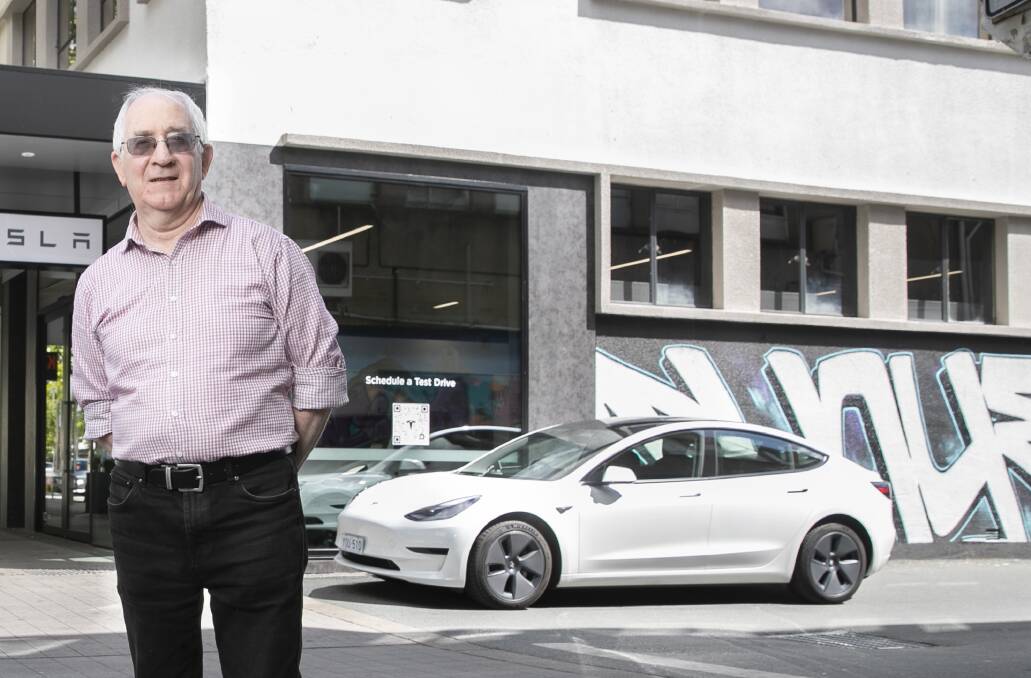 Australian Electric Vehicle Association secretary Warwick Cathro said the material shortage is one of the biggest barriers to accessing EVs. Picture: Keegan Carroll
