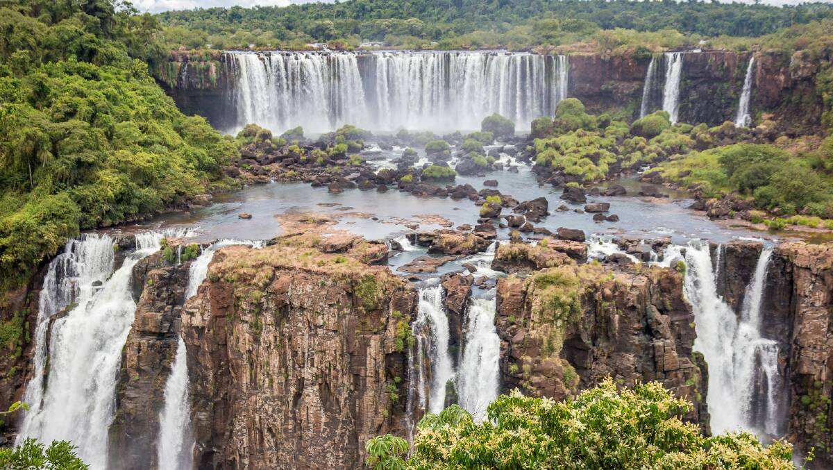 The waterfall complex is taller than North America's Niagara Falls and much wider than Africa's Victoria Falls. Picture supplied