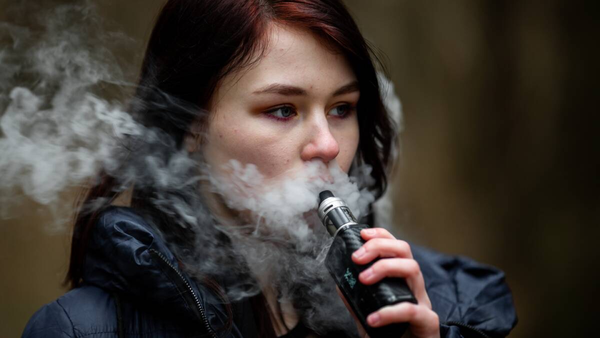 E-cigarettes may normalise the act of smoking and attract young people. Picture Getty Images