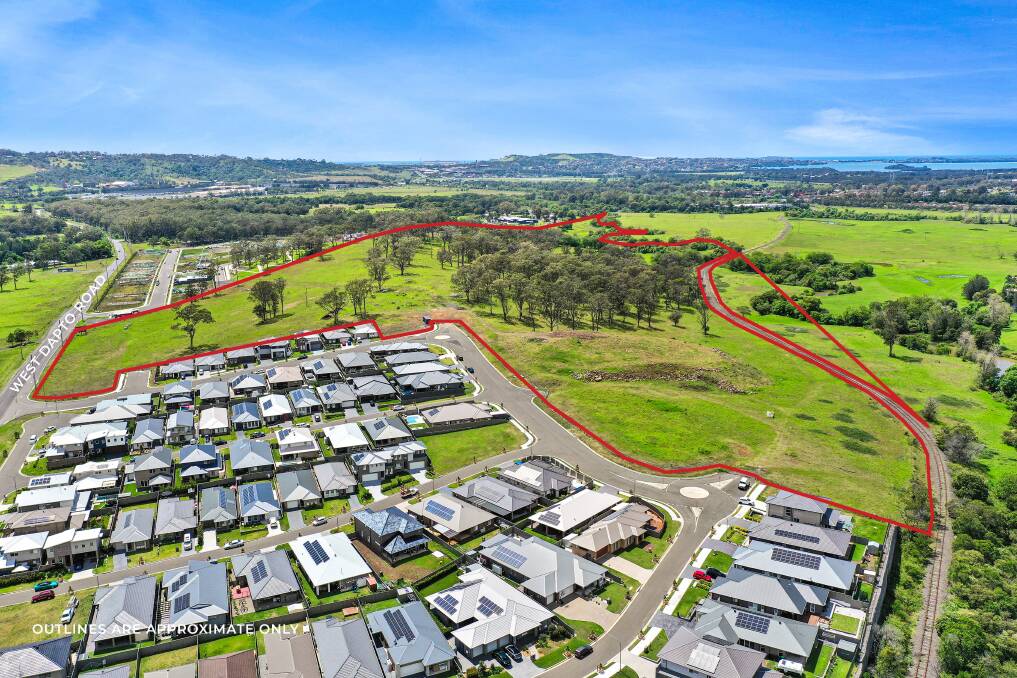 SOLD: A 28.3-hectare land holding located in the West Dapto Urban Release Area sold for nearly $20 million at auction earlier this month. Picture: Supplied